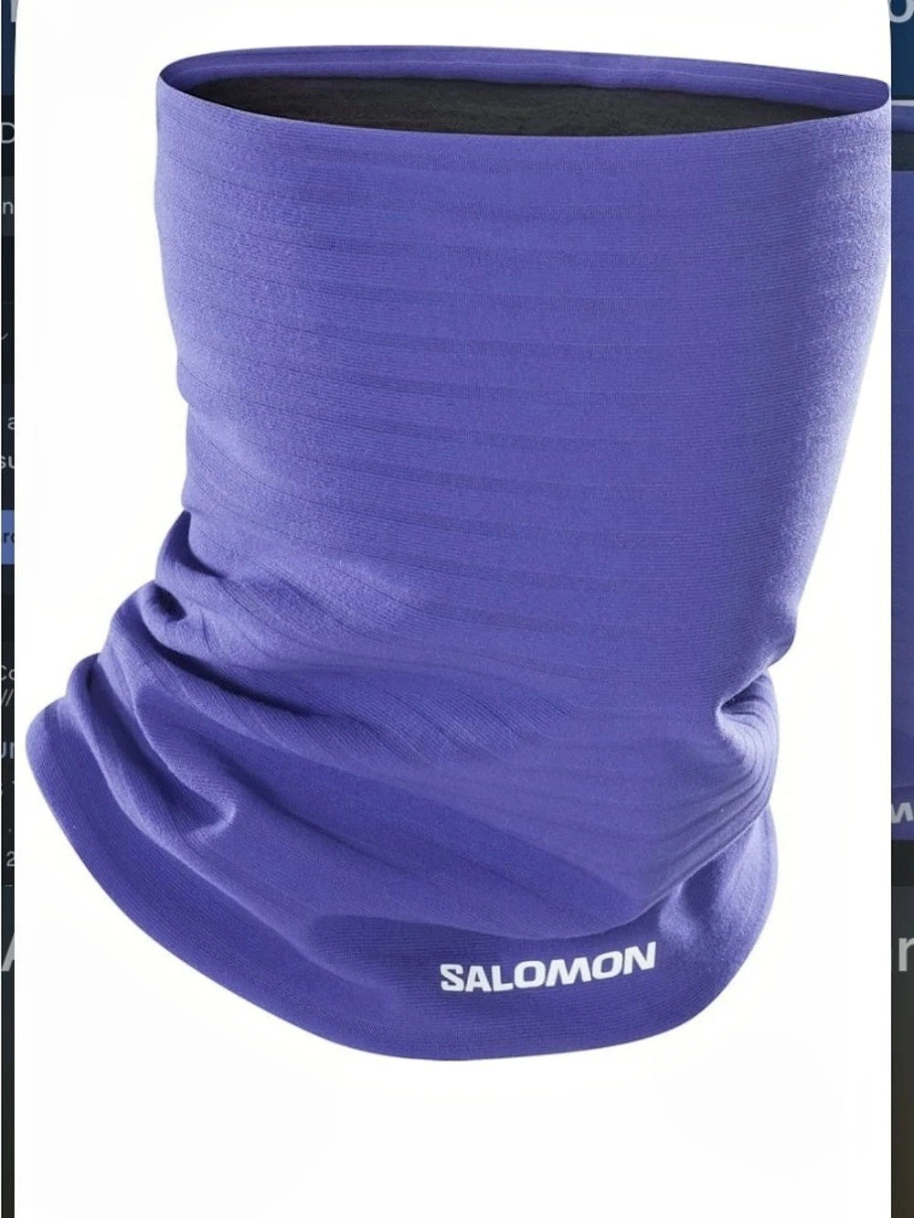 Salomon Warm Blue Athletic Neck Gaiter New